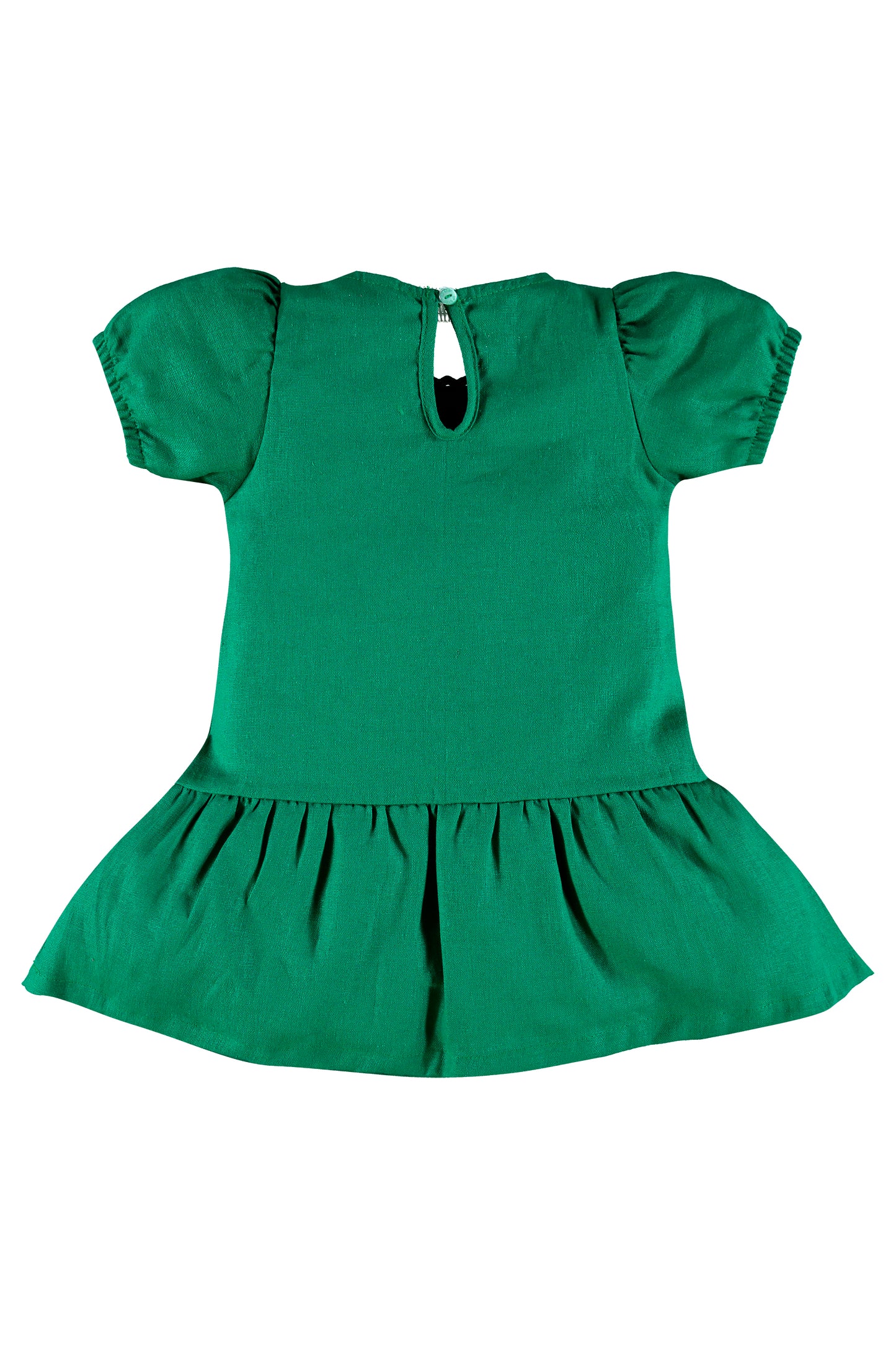 Green Linen Dress