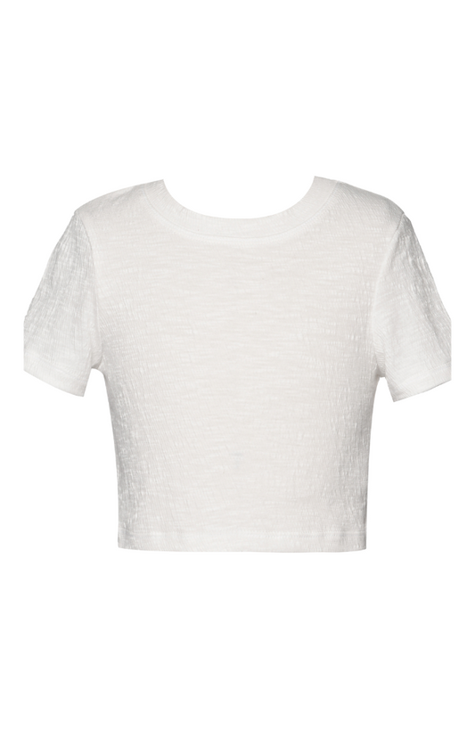 Short Sleeve Textured Tee