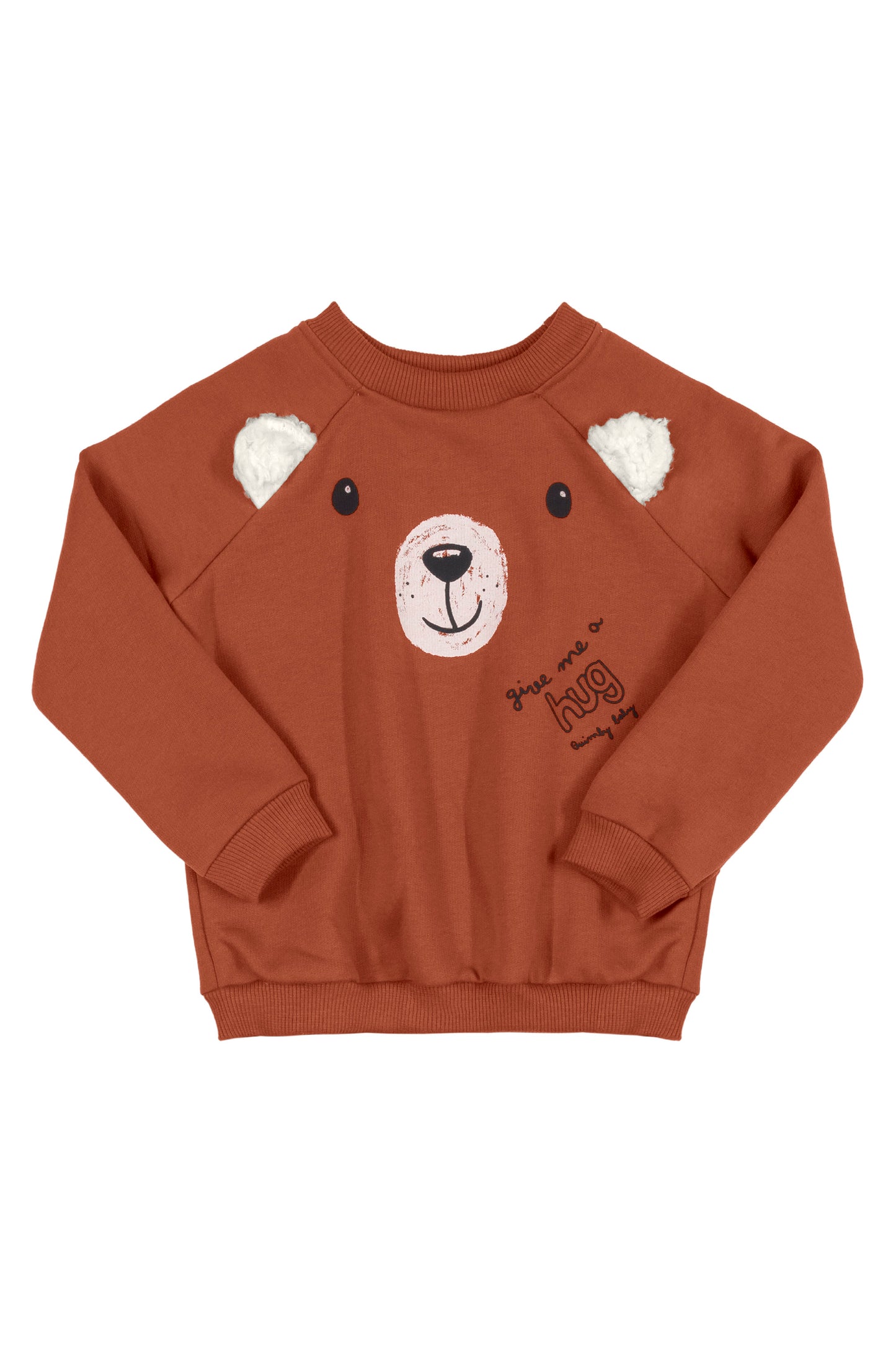 Bear Sweatshirt & Joggers in Rust